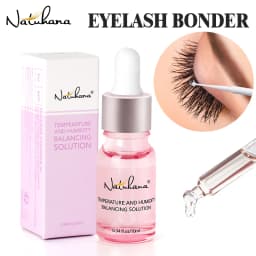 NATUHANA Professional Eyelash Extension Glue 0.3S 0.5S 1S 2S Fast Drying Black Clear Lash Adhesive Non-Irritating Strong Hold
