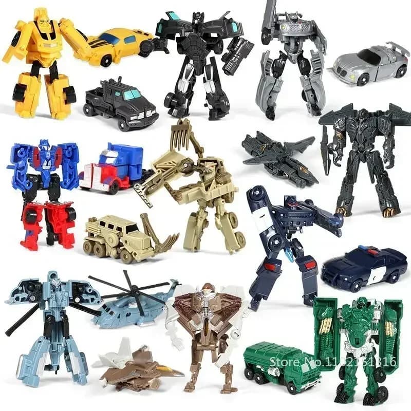 Children Toys Mini Transformation Robot Kit Toys Models 2 In 1 Deformed Car Toy Robots Toys for Kids Gift Action Figure