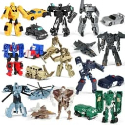 Children Toys Mini Transformation Robot Kit Toys Models 2 In 1 Deformed Car Toy Robots Toys for Kids Gift Action Figure