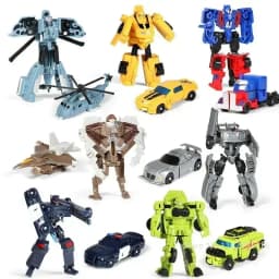 Children Toys Mini Transformation Robot Kit Toys Models 2 In 1 Deformed Car Toy Robots Toys for Kids Gift Action Figure