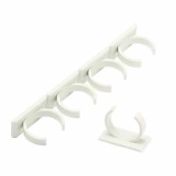 2/4PCS Spice Bottle Rack Kitchen Cabinet Storage Wall Mount Plastic Adhesive Clip Cabinet Organizer Spice Jars Clips