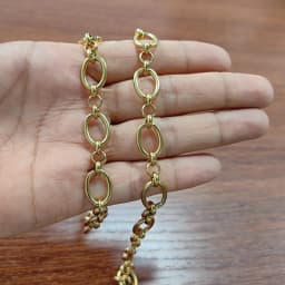 1 Piece Women Mens Stainless Steel Handmade Oval Chain Necklace Bracelet High Quality Big Chain Necklace Punk Heavy Jewelry