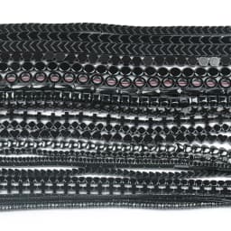 Natural Black Hematite Round Beads Star Heart Column Irregular Shape For Jewelry Making DIY Charms Bracelets Accessories 15''