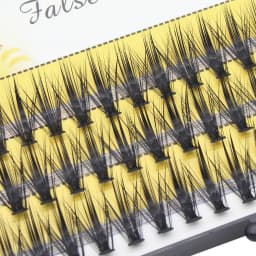 MUYD Black Hand Made Silk 20D/30D Individual Cluster Eyelashes Extension Natural DD Mink Lashes Soft Cilos 3D Volume