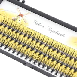 MUYD Black Hand Made Silk 20D/30D Individual Cluster Eyelashes Extension Natural DD Mink Lashes Soft Cilos 3D Volume