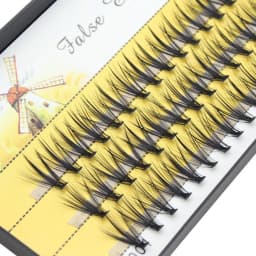 MUYD Black Hand Made Silk 20D/30D Individual Cluster Eyelashes Extension Natural DD Mink Lashes Soft Cilos 3D Volume