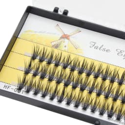 MUYD Black Hand Made Silk 20D/30D Individual Cluster Eyelashes Extension Natural DD Mink Lashes Soft Cilos 3D Volume