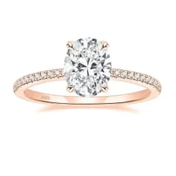 Trumium 3ct Official 925 Sterling Silver Engagement Rings For Women Oval Cut Cubic Zircon Wedding Promise Rings Fine Jewelry