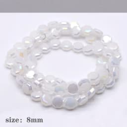 20/60 pcs/lot Mixed-color Faceted Square Loose Beads Crystal Glass Beads Faceted Loose Spacer Beads for Jewelry Making DIY Desig