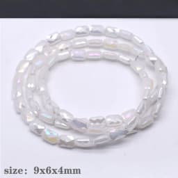 20/60 pcs/lot Mixed-color Faceted Square Loose Beads Crystal Glass Beads Faceted Loose Spacer Beads for Jewelry Making DIY Desig