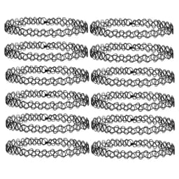New Collares Vintage Stretch Tattoo Choker Necklaces For Women Girl Charm Gothic Elastic Necklace Female Wedding Gift