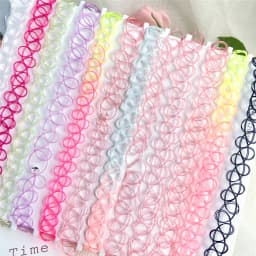 New Collares Vintage Stretch Tattoo Choker Necklaces For Women Girl Charm Gothic Elastic Necklace Female Wedding Gift