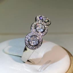 New Arrival Round AAAA+ Zircon Wedding Engagement Rings With Stone For Women Luxury White Zircon Design Fashion Jewellry