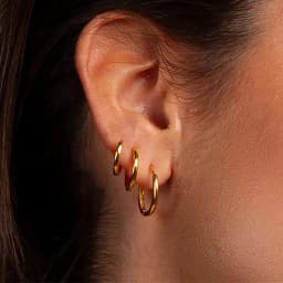 1 Pair 316L Stainless Steel Small Gold Silver Color Hoop Earrings for Women Tragus Cartilage Ear Bone Piercing Jewelry Gifts