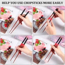 5/8PCS Reusable Chopstick Helpers Training Chinese Chopsticks Trainer Holder for Adouts Beginner Trainers or Learner