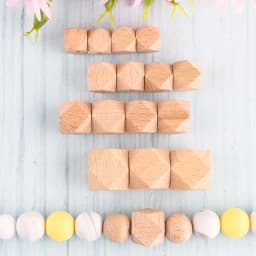 20/30/50Pcs Beech Wooden Round Beads Hexagon Letter Beads Eco-Friendly DIY Bracelet Jewelry Pendant Accessories