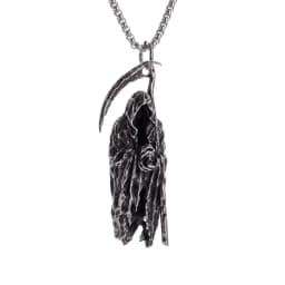 Classic Angel Pendant Necklace Handmade Seraph Prayer Pendant Long Chain Necklace Men Women Jewelry Anniversary Gift