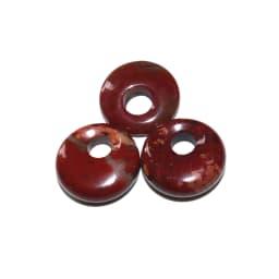 5pcs/lot 18mm Natural Turquoises Agates Jades Crystal Stone Donut Charm Pendant Beads For Jewelry Making DIY Necklace Earrings