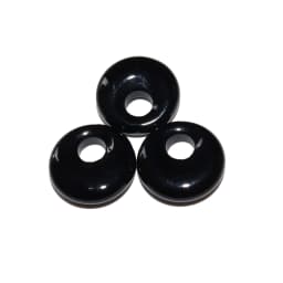 5pcs/lot 18mm Natural Turquoises Agates Jades Crystal Stone Donut Charm Pendant Beads For Jewelry Making DIY Necklace Earrings