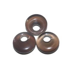 5pcs/lot 18mm Natural Turquoises Agates Jades Crystal Stone Donut Charm Pendant Beads For Jewelry Making DIY Necklace Earrings