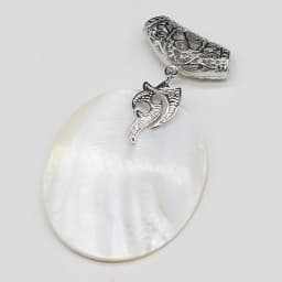 Natural Mother of Pearl Shell Round Pendant Exquisite Handmade Crafts Making Necklace Bracelet Accessories Jewelry For Women