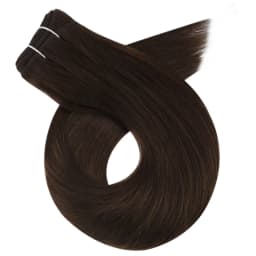 Moresoo Human Hair Bundles Wefts Sew in Blonde Black Ombre 100G/Set Remy Brazilian Straight Hair Bundles Invisible Extensions