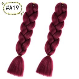 6.18 Jumbo Braiding Hair Extensions Kanekalon Braiding Hair 24 Inch Ombre Multiple Tone Colored Synthetic Hair for Women