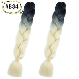 6.18 Jumbo Braiding Hair Extensions Kanekalon Braiding Hair 24 Inch Ombre Multiple Tone Colored Synthetic Hair for Women