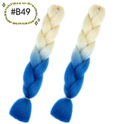 6.18 Jumbo Braiding Hair Extensions Kanekalon Braiding Hair 24 Inch Ombre Multiple Tone Colored Synthetic Hair for Women