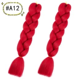 6.18 Jumbo Braiding Hair Extensions Kanekalon Braiding Hair 24 Inch Ombre Multiple Tone Colored Synthetic Hair for Women