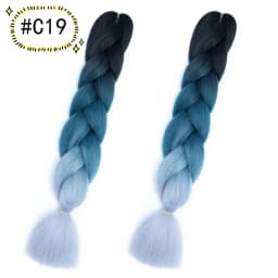6.18 Jumbo Braiding Hair Extensions Kanekalon Braiding Hair 24 Inch Ombre Multiple Tone Colored Synthetic Hair for Women