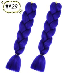6.18 Jumbo Braiding Hair Extensions Kanekalon Braiding Hair 24 Inch Ombre Multiple Tone Colored Synthetic Hair for Women