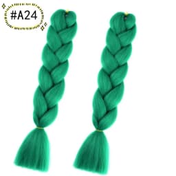 6.18 Jumbo Braiding Hair Extensions Kanekalon Braiding Hair 24 Inch Ombre Multiple Tone Colored Synthetic Hair for Women