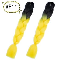 6.18 Jumbo Braiding Hair Extensions Kanekalon Braiding Hair 24 Inch Ombre Multiple Tone Colored Synthetic Hair for Women