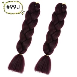6.18 Jumbo Braiding Hair Extensions Kanekalon Braiding Hair 24 Inch Ombre Multiple Tone Colored Synthetic Hair for Women