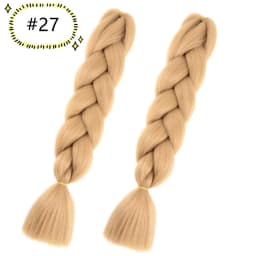 6.18 Jumbo Braiding Hair Extensions Kanekalon Braiding Hair 24 Inch Ombre Multiple Tone Colored Synthetic Hair for Women