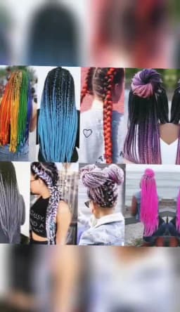 6.18 Jumbo Braiding Hair Extensions Kanekalon Braiding Hair 24 Inch Ombre Multiple Tone Colored Synthetic Hair for Women