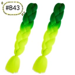 6.18 Jumbo Braiding Hair Extensions Kanekalon Braiding Hair 24 Inch Ombre Multiple Tone Colored Synthetic Hair for Women