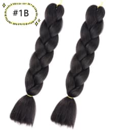 6.18 Jumbo Braiding Hair Extensions Kanekalon Braiding Hair 24 Inch Ombre Multiple Tone Colored Synthetic Hair for Women