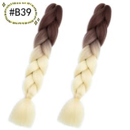 6.18 Jumbo Braiding Hair Extensions Kanekalon Braiding Hair 24 Inch Ombre Multiple Tone Colored Synthetic Hair for Women