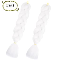 6.18 Jumbo Braiding Hair Extensions Kanekalon Braiding Hair 24 Inch Ombre Multiple Tone Colored Synthetic Hair for Women