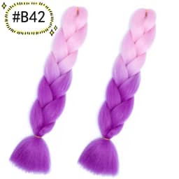 6.18 Jumbo Braiding Hair Extensions Kanekalon Braiding Hair 24 Inch Ombre Multiple Tone Colored Synthetic Hair for Women