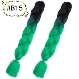 6.18 Jumbo Braiding Hair Extensions Kanekalon Braiding Hair 24 Inch Ombre Multiple Tone Colored Synthetic Hair for Women