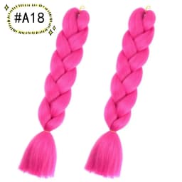 6.18 Jumbo Braiding Hair Extensions Kanekalon Braiding Hair 24 Inch Ombre Multiple Tone Colored Synthetic Hair for Women