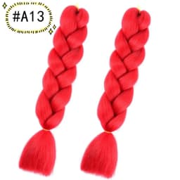 6.18 Jumbo Braiding Hair Extensions Kanekalon Braiding Hair 24 Inch Ombre Multiple Tone Colored Synthetic Hair for Women