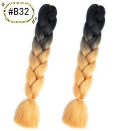 6.18 Jumbo Braiding Hair Extensions Kanekalon Braiding Hair 24 Inch Ombre Multiple Tone Colored Synthetic Hair for Women