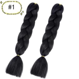 6.18 Jumbo Braiding Hair Extensions Kanekalon Braiding Hair 24 Inch Ombre Multiple Tone Colored Synthetic Hair for Women