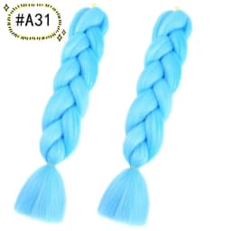 6.18 Jumbo Braiding Hair Extensions Kanekalon Braiding Hair 24 Inch Ombre Multiple Tone Colored Synthetic Hair for Women
