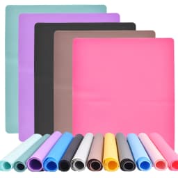 14colors Silicone Pad Waterproof Placemat Table Mat Heat Insulation Pad Anti-skidding Washable Resin Pad for DIY UV Epoxy Crafts