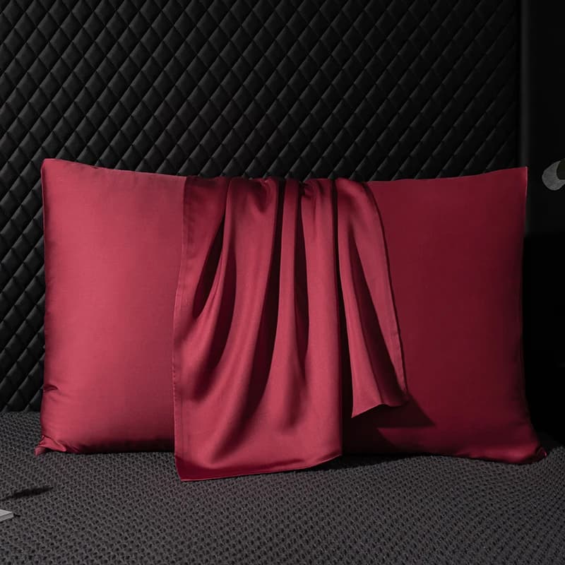 Natural Mulberry Silk Pillowcase Silk Pillow case Solid Color Multi-Size Pillowcase 40x60cm 50x90cm